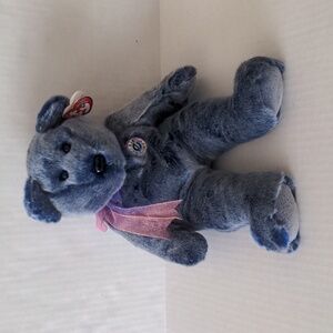 Periwinkle Beanie E Baby Beanie Buddy Blue Bear Stuffed Animal Ty Plush
